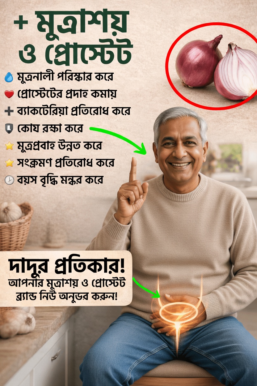 জানুন কীভাবে পেঁয়াজ ও ফলের খোসা প্রোস্টেট ও মূত্রাশয়ের সুস্থতায় সহায়তা করতে পারে