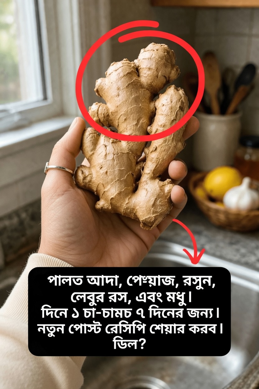 আপনি কি দৈনন্দিন সুস্থতার জন্য আদা, পেঁয়াজ, রসুন, লেবু ও মধুর এই সহজ মিশ্রণটি চেষ্টা করেছেন?