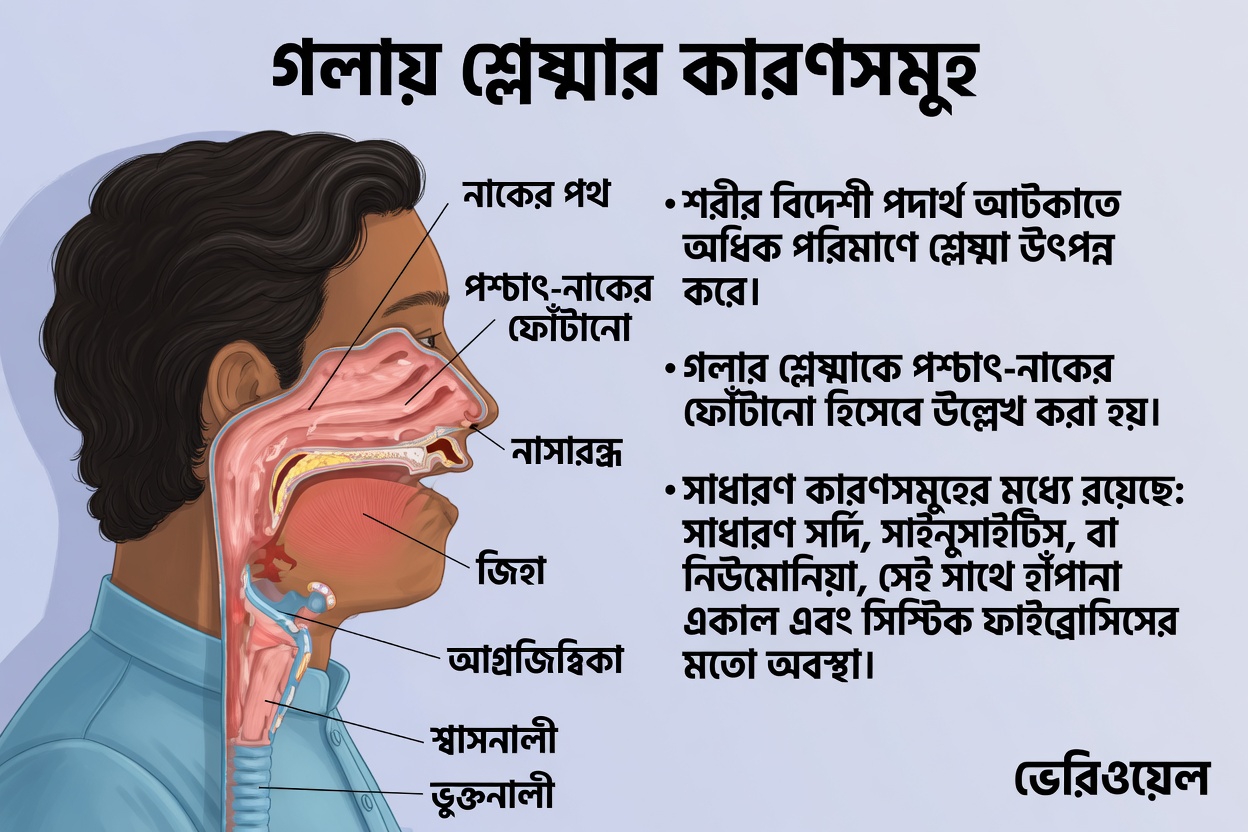 কেন শ্লেষ্মা ও কফ এত সহজে জমে যায়