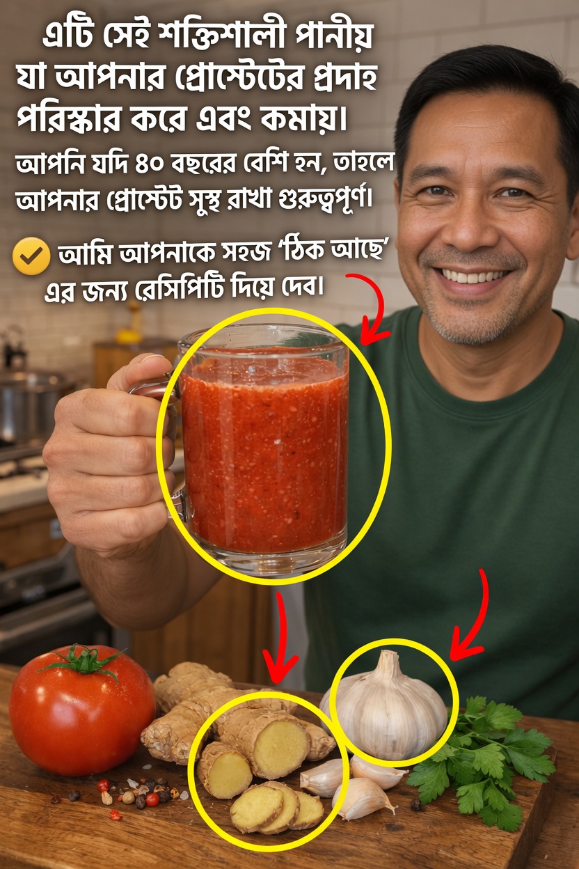 ৪০ বছরের বেশি অনেক পুরুষ প্রোস্টেটের সুস্থতার জন্য তাদের দৈনন্দিন রুটিনে যোগ করছেন এমন একটি সহজ দৈনিক পানীয় আবিষ্কার করুন