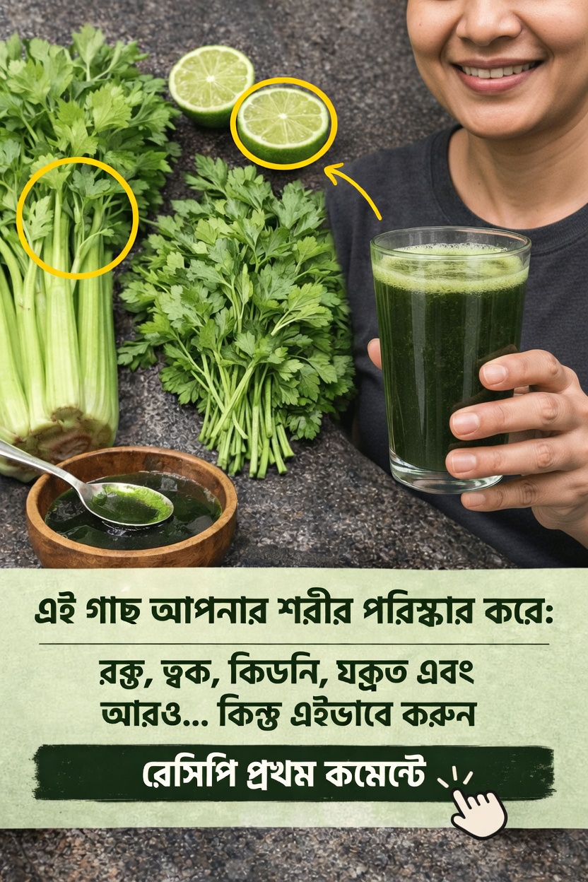 সবাই যে শক্তিশালী সবুজ জুসের রেসিপি নিয়ে কথা বলছে: ঘরেই কীভাবে সেলারি ও পার্সলে জুস তৈরি করবেন