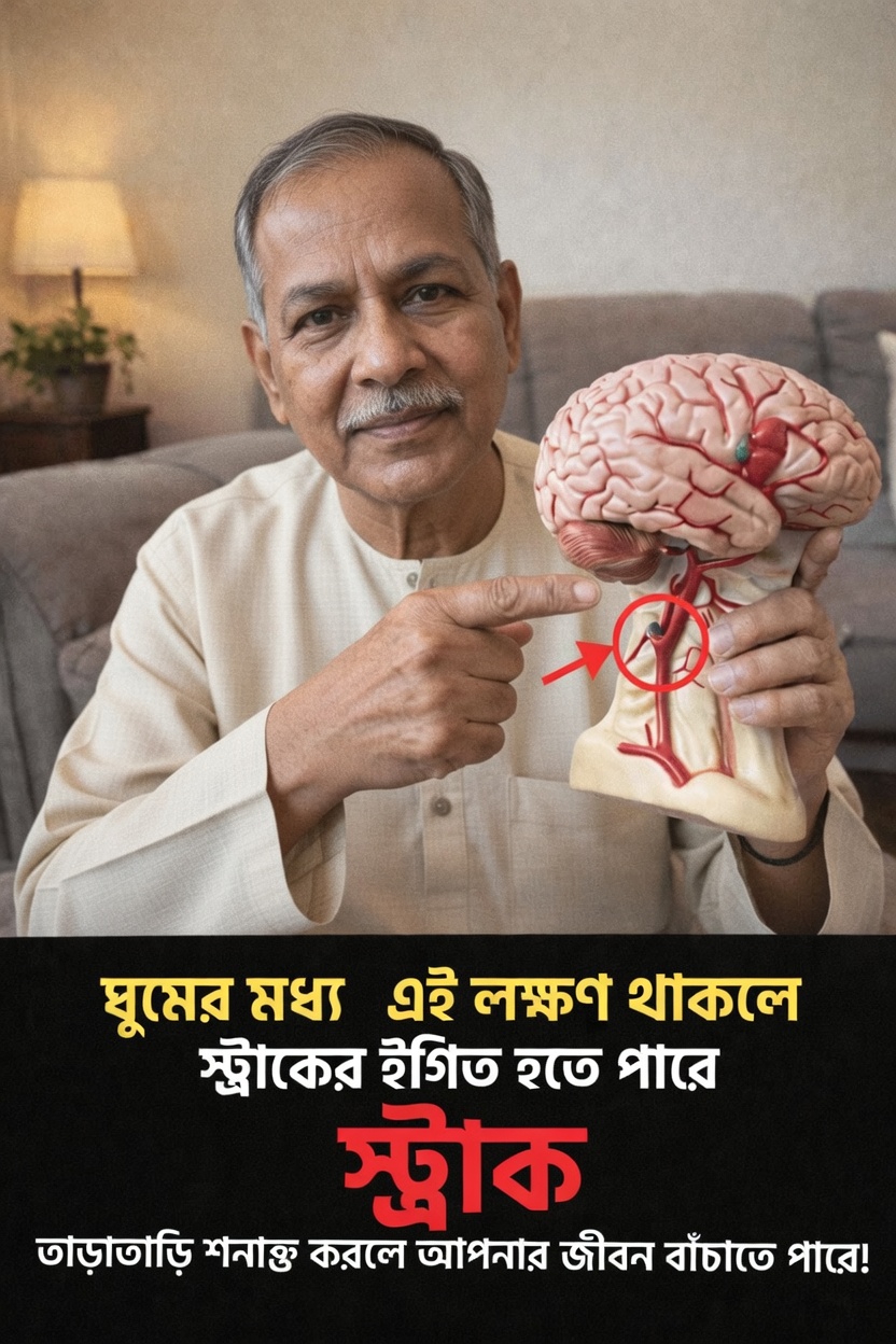 ঘুমের সময়ের এই লক্ষণটি স্ট্রোকের ইঙ্গিত হতে পারে – প্রাথমিক শনাক্তকরণ আপনার জীবন বাঁচাতে পারে!
