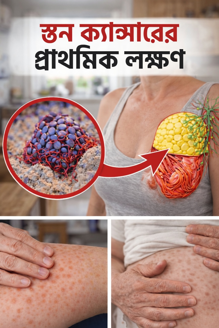 স্তন ক্যানসারের ১০টি প্রাথমিক লক্ষণ ও উপসর্গ যা কখনোই উপেক্ষা করা উচিত নয়