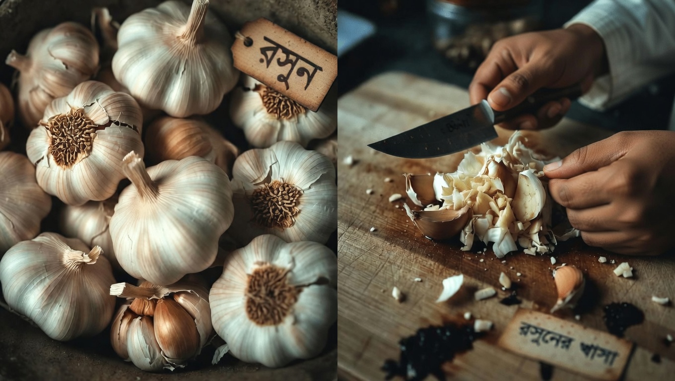 আপনার রান্নাঘরে কি ভুলভাবে সংরক্ষিত রসুন সত্যিই এক লুকানো ঝুঁকি? জানুন নিরাপদ সংরক্ষণ ও ব্যবহারের টিপস