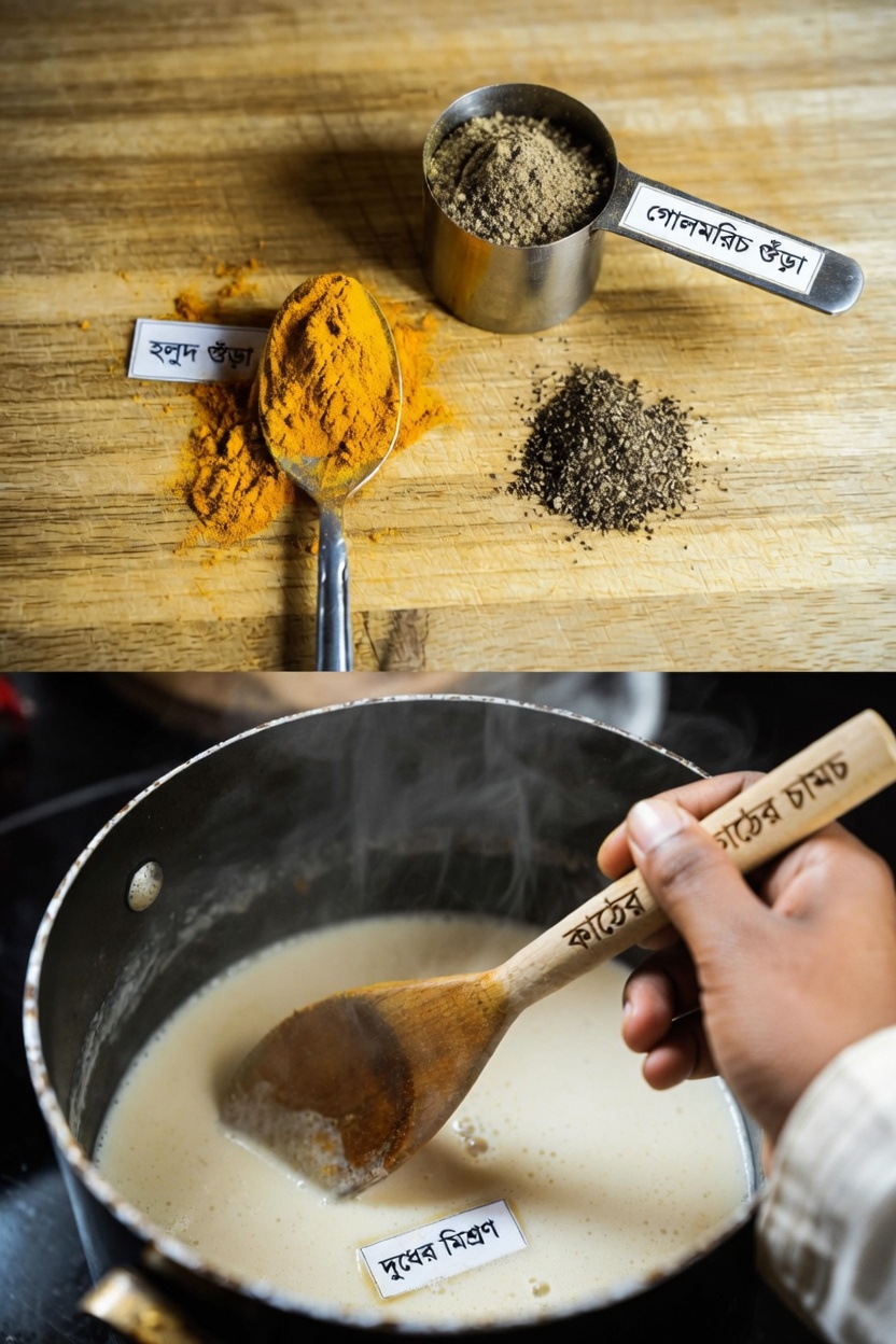 গরম দুধে হলুদ মিশিয়ে শোবার আগে খাওয়ার একটি সহজ অভ্যাস কীভাবে প্রাকৃতিকভাবে আপনার চোখের সুস্থতায় সহায়তা করতে পারে