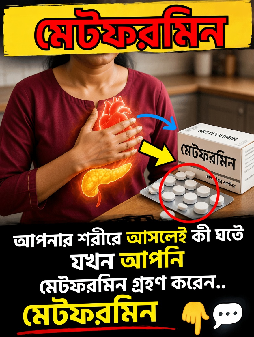 আপনি যখন মেটফর্মিন খান, তখন আপনার শরীরে আসলে কী ঘটে: এর প্রভাবের একটি স্পষ্ট দৃষ্টিপাত