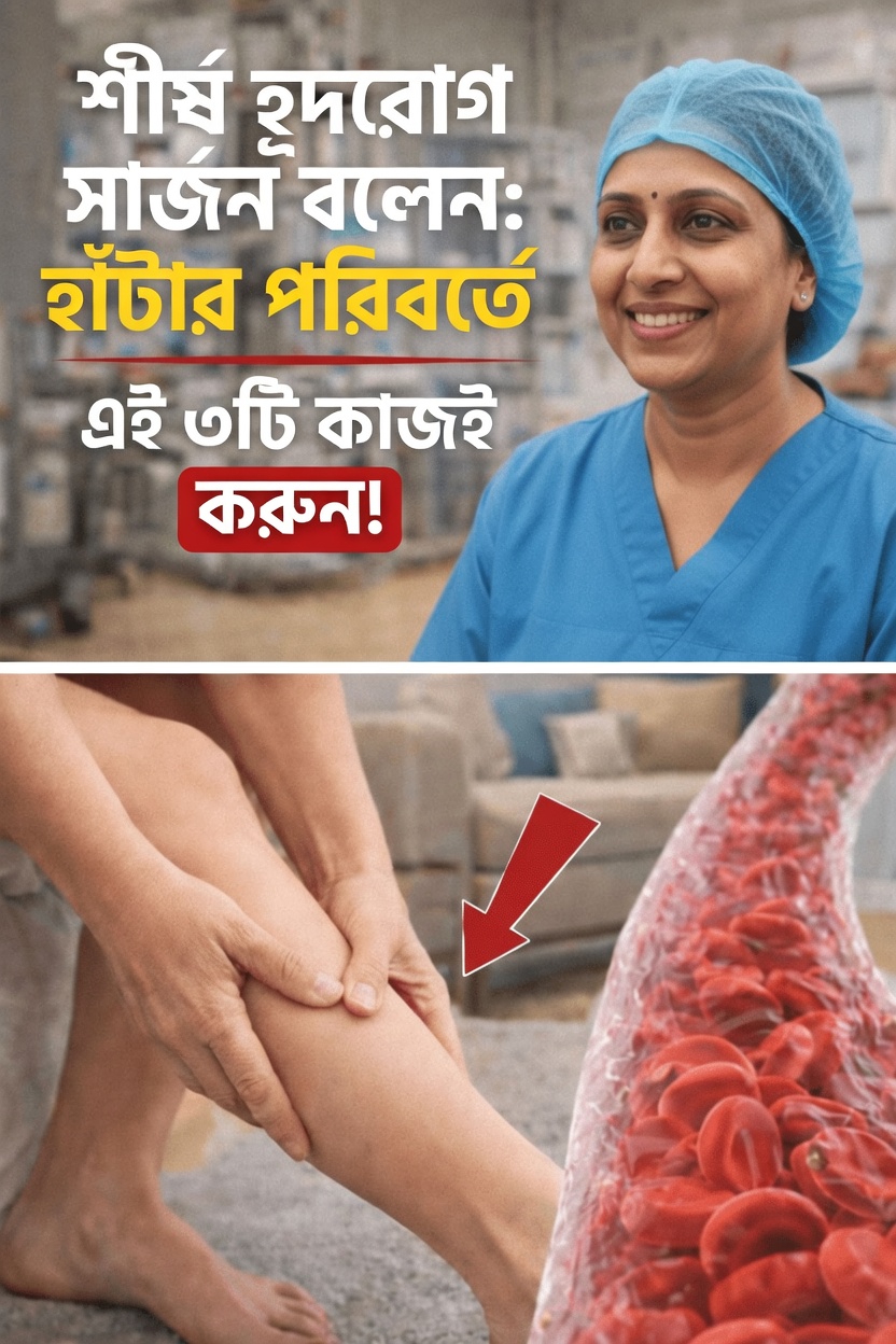 ৬০-এর পর শুধু হাঁটা যথেষ্ট নাও হতে পারে — আর ভালো শক্তি ও ভারসাম্যের জন্য যোগ করুন ৫টি সহজ নড়াচড়া