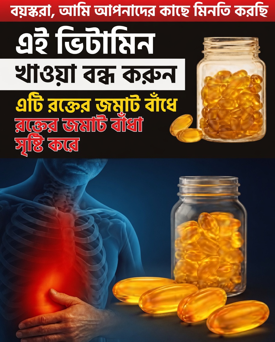 এই সাধারণ ভিটামিনটি কি বয়স্কদের রক্ত জমাট বাঁধার উচ্চতর ঝুঁকিতে ফেলছে? বিজ্ঞান আসলে কী বলছে