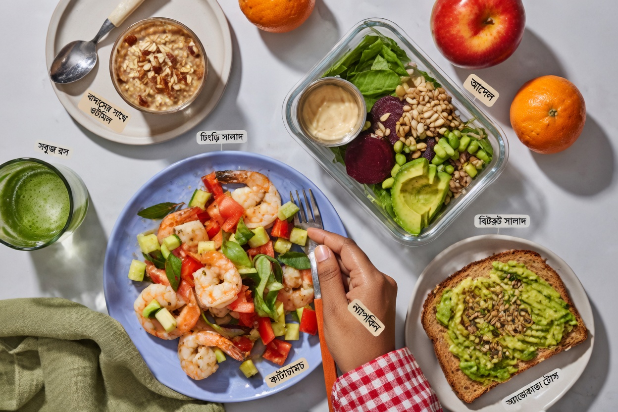 ৭০ বছরের পর স্বাস্থ্যকর ওজন কমাতে সহায়ক সেরা খাদ্যাভ্যাস: প্রবীণদের জন্য ব্যবহারিক পরামর্শ ও খাবারের ধারণা