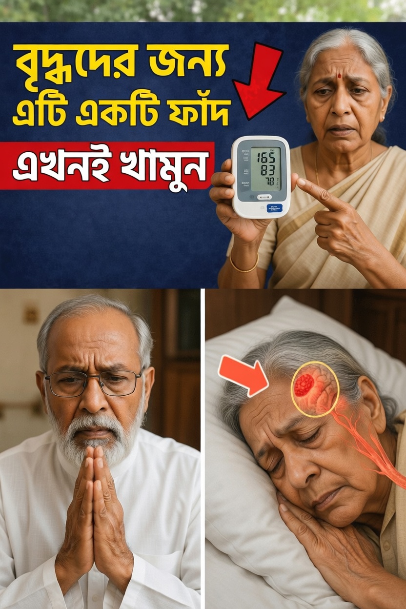 বয়স্কদের জন্য সবচেয়ে ভালো রক্তচাপ কত? প্রতিটি প্রবীণের জানা দরকার আসল সত্য
