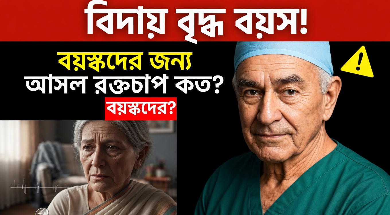 বয়স্কদের জন্য সবচেয়ে ভালো রক্তচাপ কত? প্রতিটি প্রবীণের জানা দরকার আসল সত্য