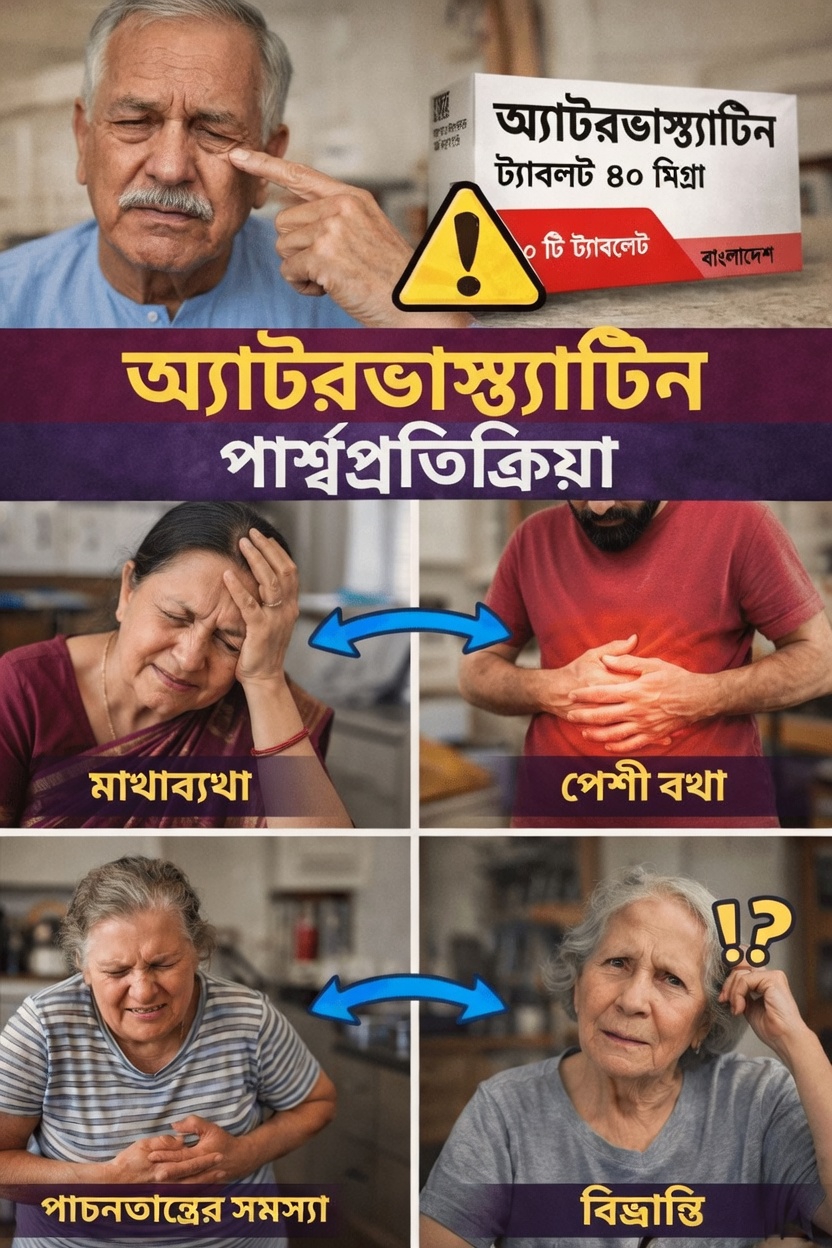 অ্যাটরভাস্টাটিনের পার্শ্বপ্রতিক্রিয়া: সাধারণ প্রতিক্রিয়াগুলি সম্পর্কে আপনার যা জানা দরকার এবং সেগুলি কীভাবে সামলাবেন