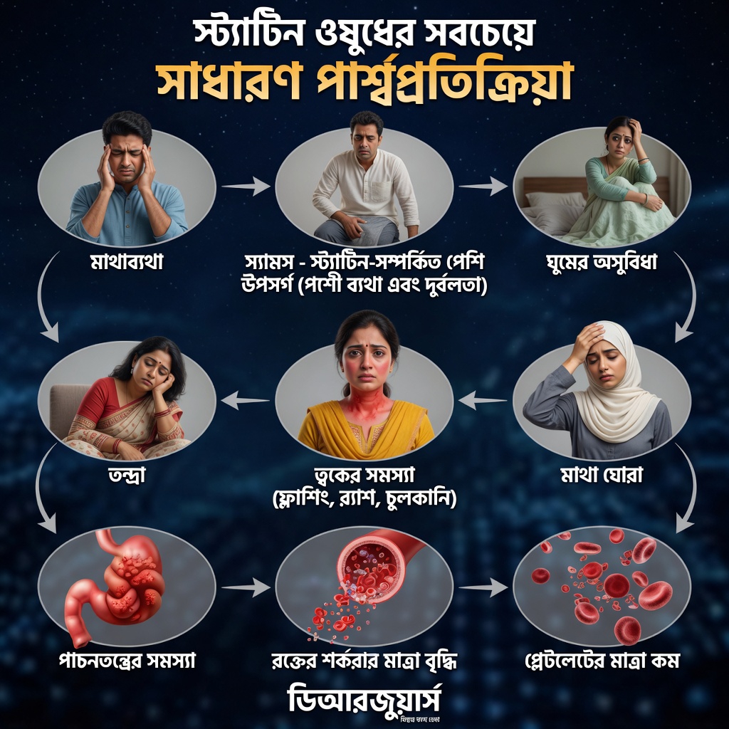 অ্যাটরভাস্টাটিনের পার্শ্বপ্রতিক্রিয়া: সাধারণ প্রতিক্রিয়াগুলি সম্পর্কে আপনার যা জানা দরকার এবং সেগুলি কীভাবে সামলাবেন