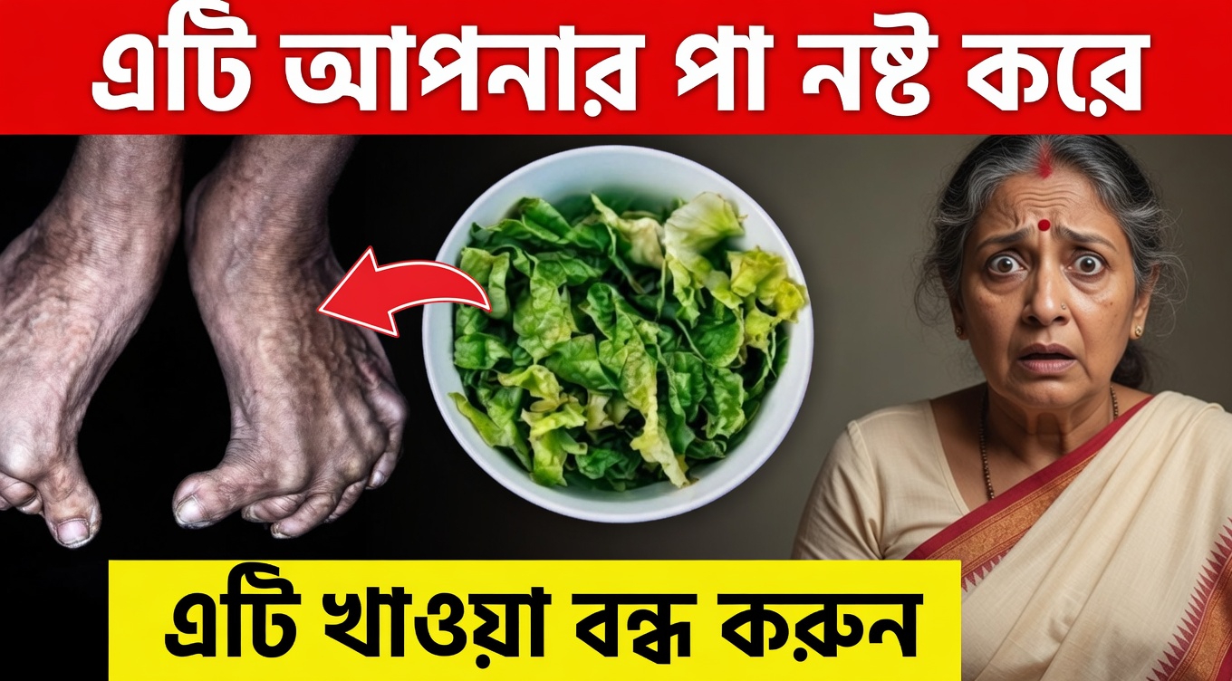 বয়স বাড়ার সাথে সাথে আপনার পা ও পায়ে অবশভাব এবং ঝিনঝিনে অনুভূতি বাড়িয়ে দিতে পারে এমন ১৫টি খাবার