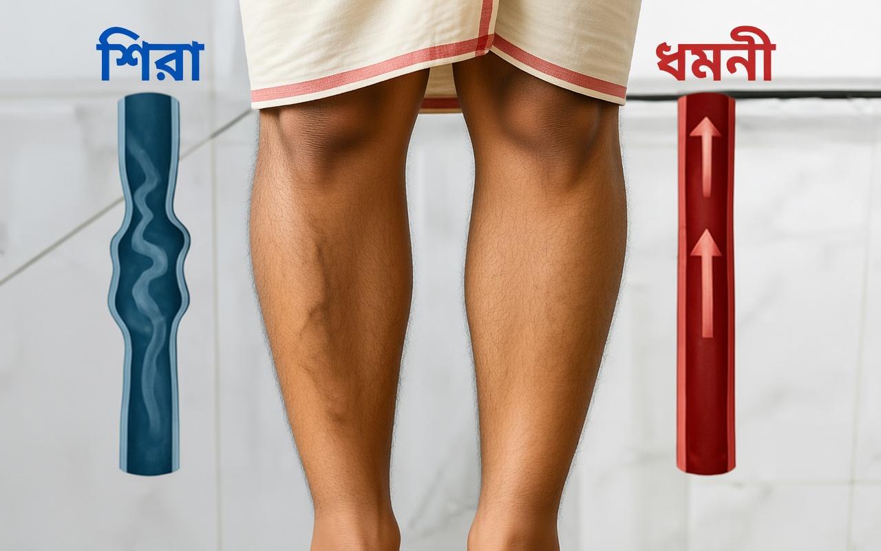 পা ও পায়ের পাতায় দুর্বল রক্তসঞ্চালন সম্পর্কে ধারণা