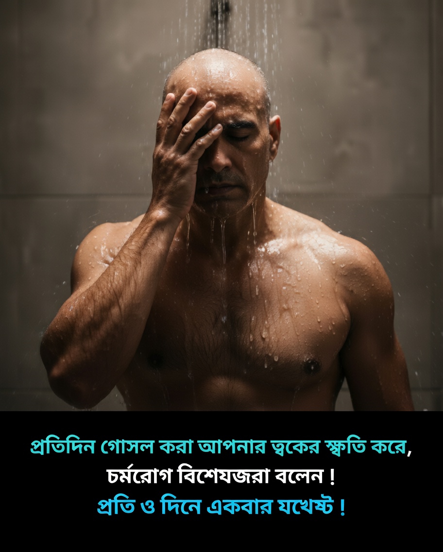 প্রতিদিন স্নান করা কি সত্যিই প্রয়োজন? স্বাস্থ্যকর ত্বকের জন্য চর্মরোগ বিশেষজ্ঞরা আসলে কী পরামর্শ দেন