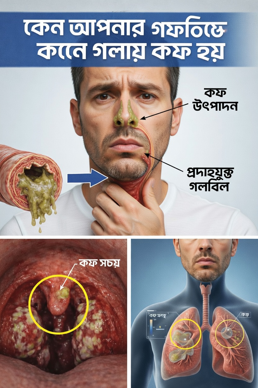 কেন আপনার গলায় স্থায়ী কফ থাকে এবং এ সম্পর্কে আপনার জানা উচিত দৈনন্দিন কারণগুলো