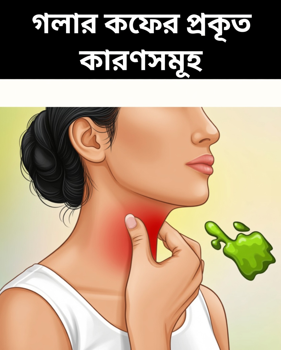কেন আপনার গলায় স্থায়ী কফ থাকে এবং এ সম্পর্কে আপনার জানা উচিত দৈনন্দিন কারণগুলো