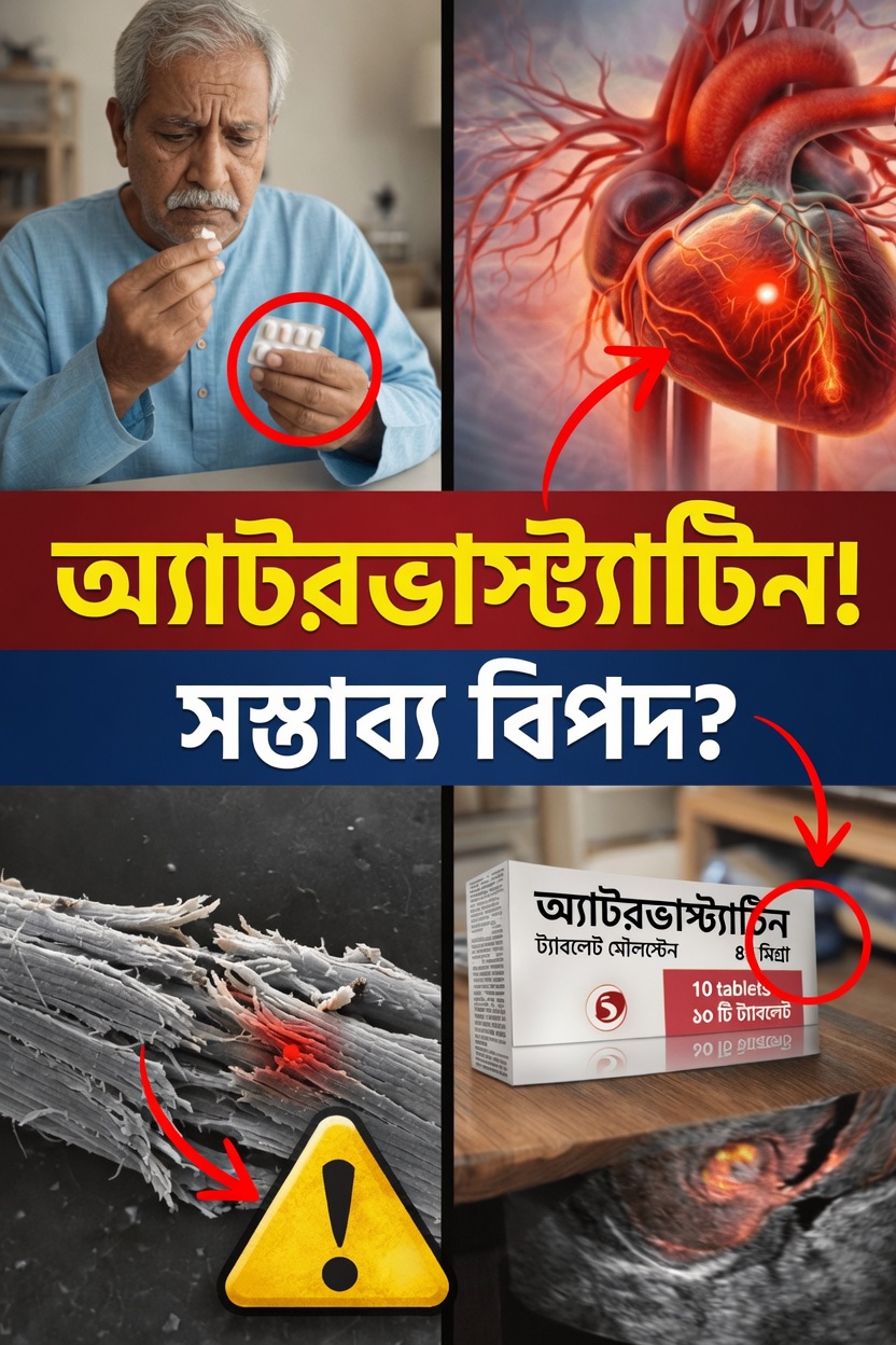 অ্যাটোরভাস্টাটিনের পার্শ্বপ্রতিক্রিয়া সম্পর্কে আপনার যা জানা উচিত: আপনার ডাক্তারের সঙ্গে সচেতন আলোচনার জন্য ১৫টি মূল বিষয়