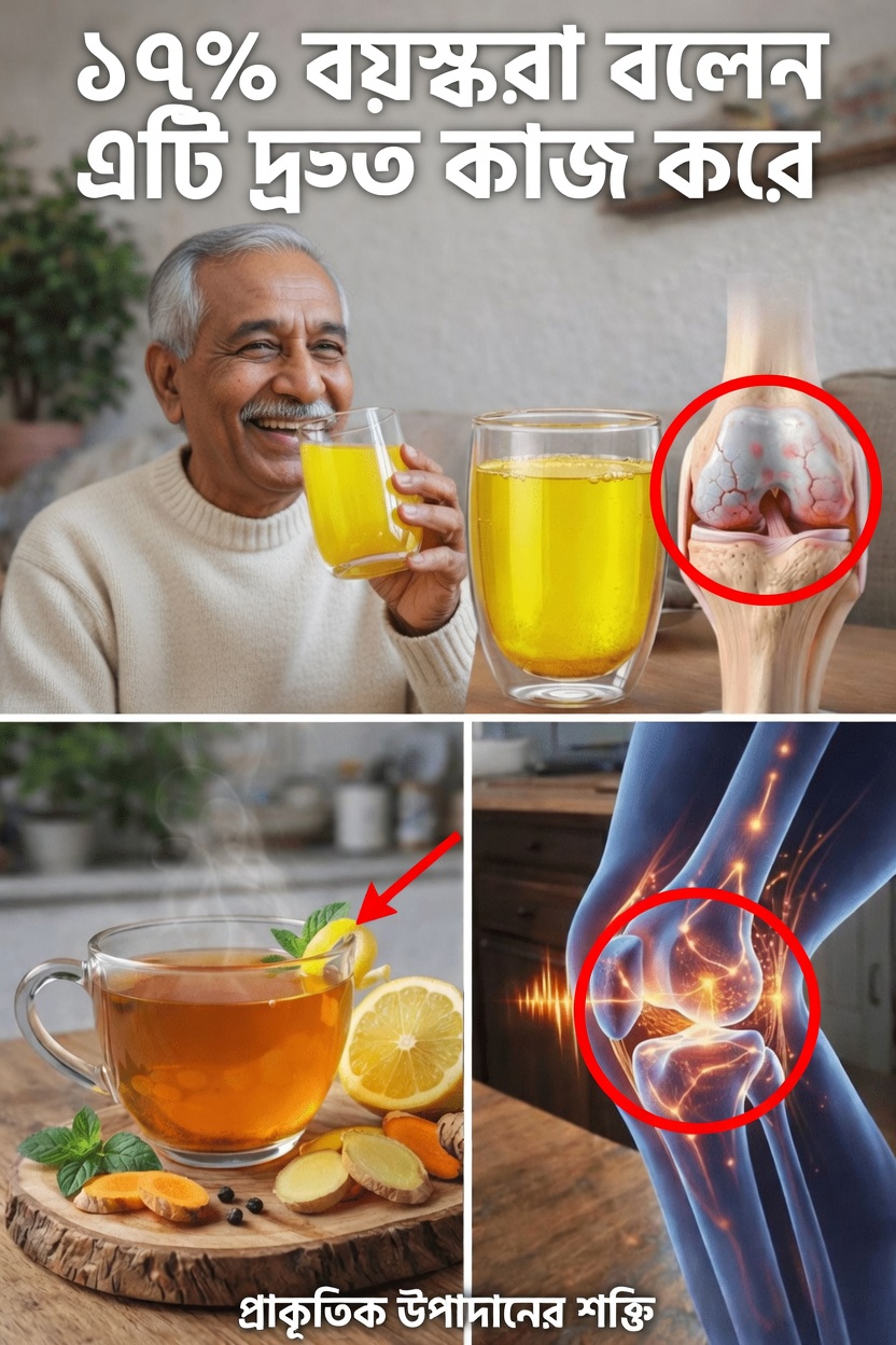 অনেক প্রবীণ ব্যক্তি প্রাকৃতিকভাবে হাঁটুর স্বাস্থ্য সমর্থনে যে সহজ হলুদ-আদার পানীয়ের রেসিপি ব্যবহার করেন তা আবিষ্কার করুন