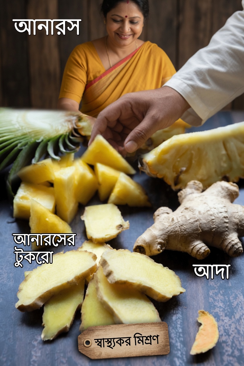 রাতে আপনার কিডনির সুস্থতার রুটিনকে সমর্থন করতে এই সহজ আনারস, আদা ও হলুদের পানীয়ের রেসিপিটি আবিষ্কার করুন