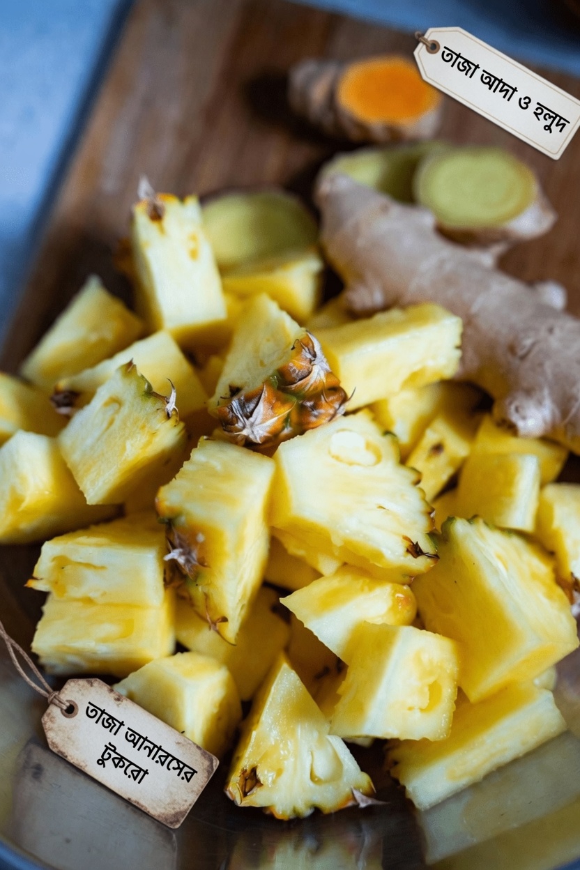 রাতে আপনার কিডনির সুস্থতার রুটিনকে সমর্থন করতে এই সহজ আনারস, আদা ও হলুদের পানীয়ের রেসিপিটি আবিষ্কার করুন