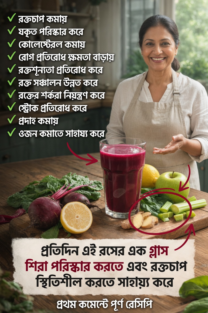 এক গ্লাস বিটরুটের জুস কি আপনার হৃদ্‌স্বাস্থ্যের রুটিনে অনুপস্থিত সেই সহজ অভ্যাস?