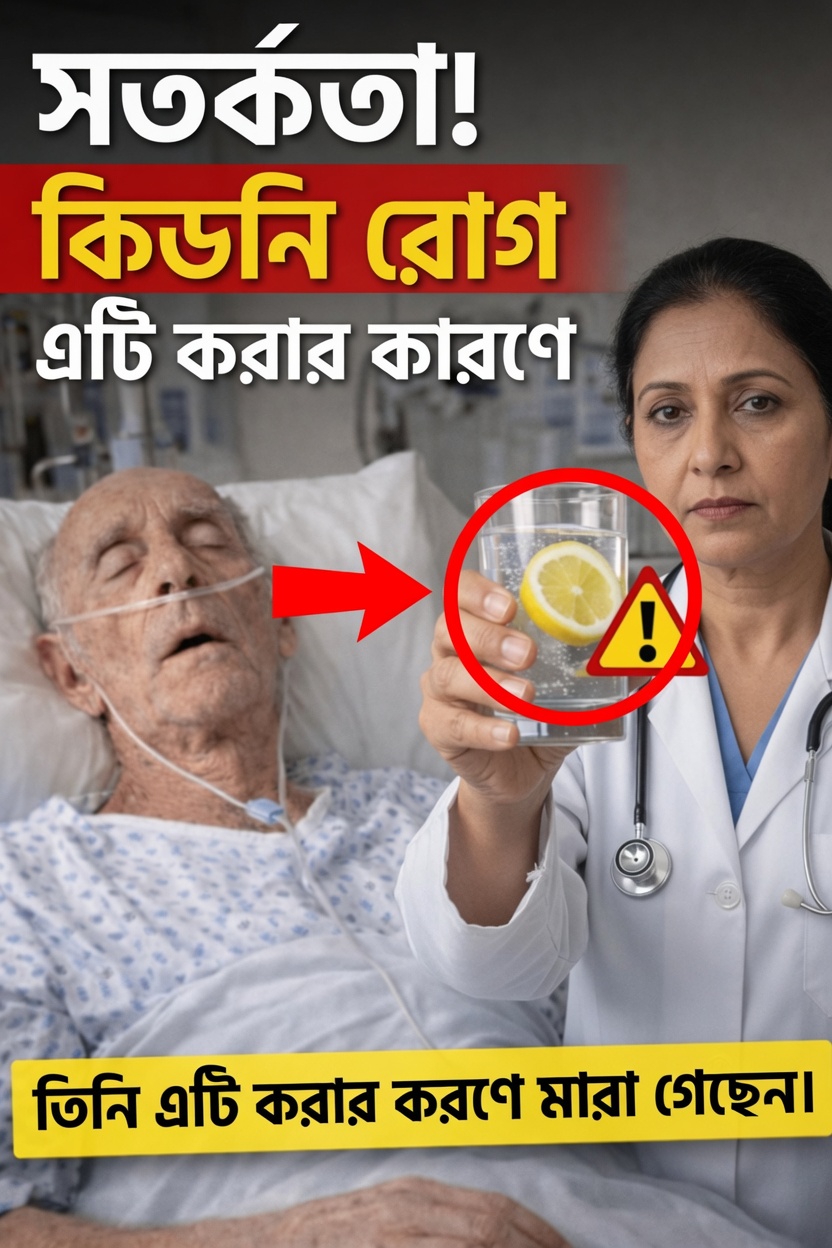 বয়স বাড়ার সঙ্গে সঙ্গে আপনার সকালের লেবু পানি কি আপনার কিডনির উপকার করছে, নাকি ক্ষতি করছে? বিজ্ঞান আসলে কী দেখায়