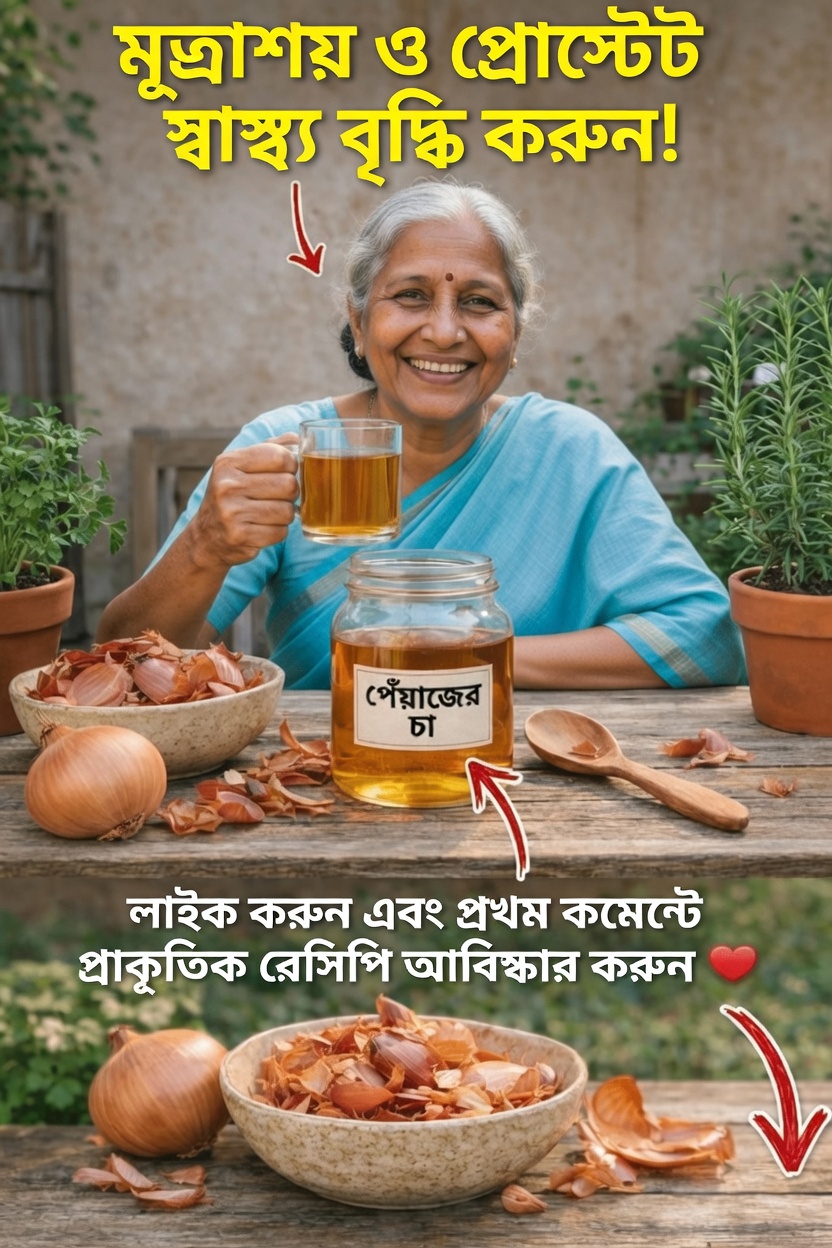 পেঁয়াজের খোসার চা: মূত্রনালী ও প্রোস্টেটের সুস্থতা সমর্থনে অন্বেষণের জন্য একটি সহজ ঘরোয়া অভ্যাস