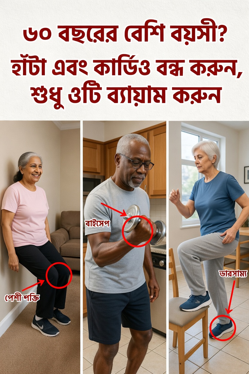 ৬০ বছরের পর একা হাঁটা কেন যথেষ্ট নাও হতে পারে