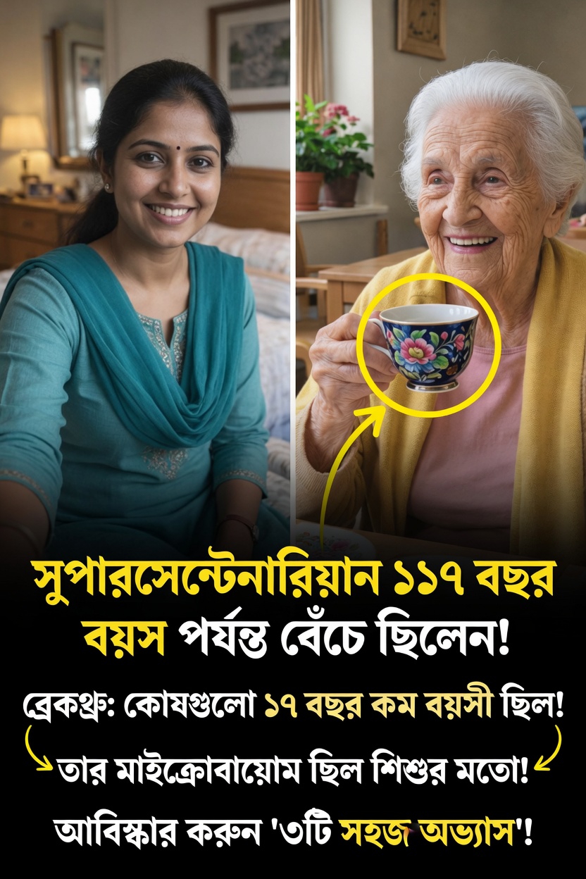 ১১৭ বছর বেঁচে থাকা সুপারসেন্টেনারিয়ানের দীর্ঘায়ুর রহস্য