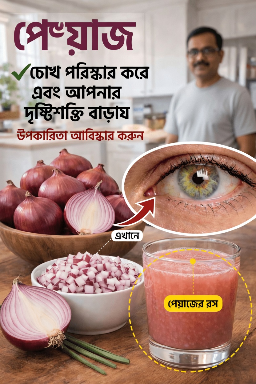পেঁয়াজ খাওয়া কি আপনার চোখের স্বাস্থ্যের জন্য উপকারী হতে পারে? এই প্রতিদিনের সবজিটি খাদ্যতালিকায় যোগ করার সহজ উপায়গুলো