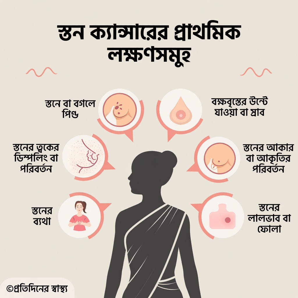 গাঁটের বাইরে স্তন ক্যান্সারের উপসর্গ: কম পরিচিত লক্ষণগুলো যা প্রত্যেক নারীর চেনা উচিত