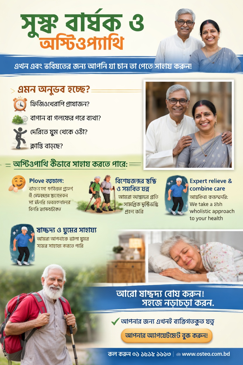 বয়স বাড়ার সঙ্গে সঙ্গে জয়েন্টের আরাম কেন গুরুত্বপূর্ণ