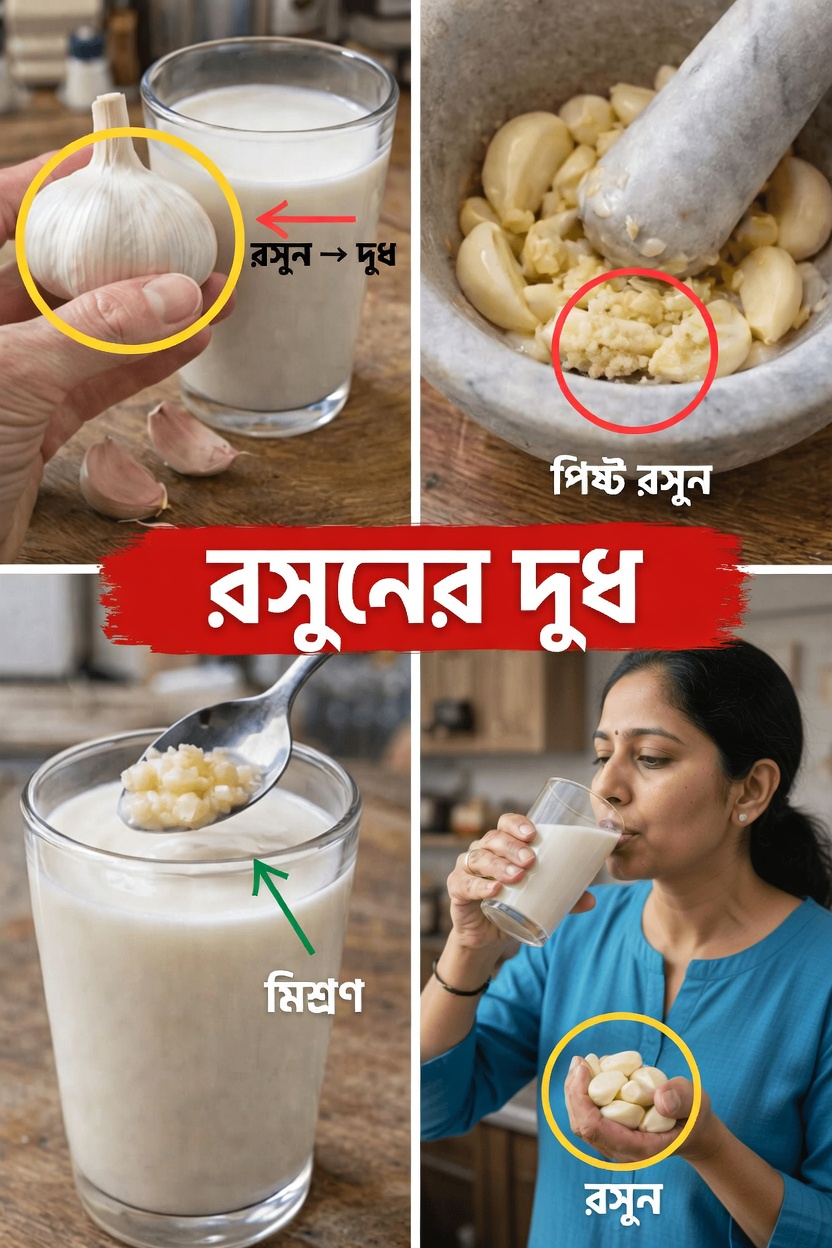 প্রতিদিনের ব্যবহারের জন্য ঘরে বসে রসুন ও দুধের মিশ্রণ তৈরির সহজ উপায় আবিষ্কার করুন