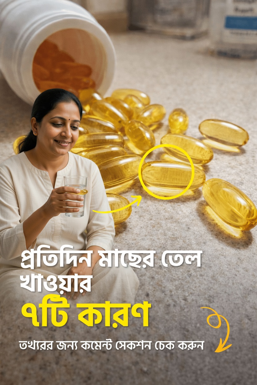 প্রতিদিন ফিশ অয়েল খেলে আপনার শরীর যেভাবে প্রতিক্রিয়া দেখাতে পারে তার ৭টি চমকপ্রদ উপায়