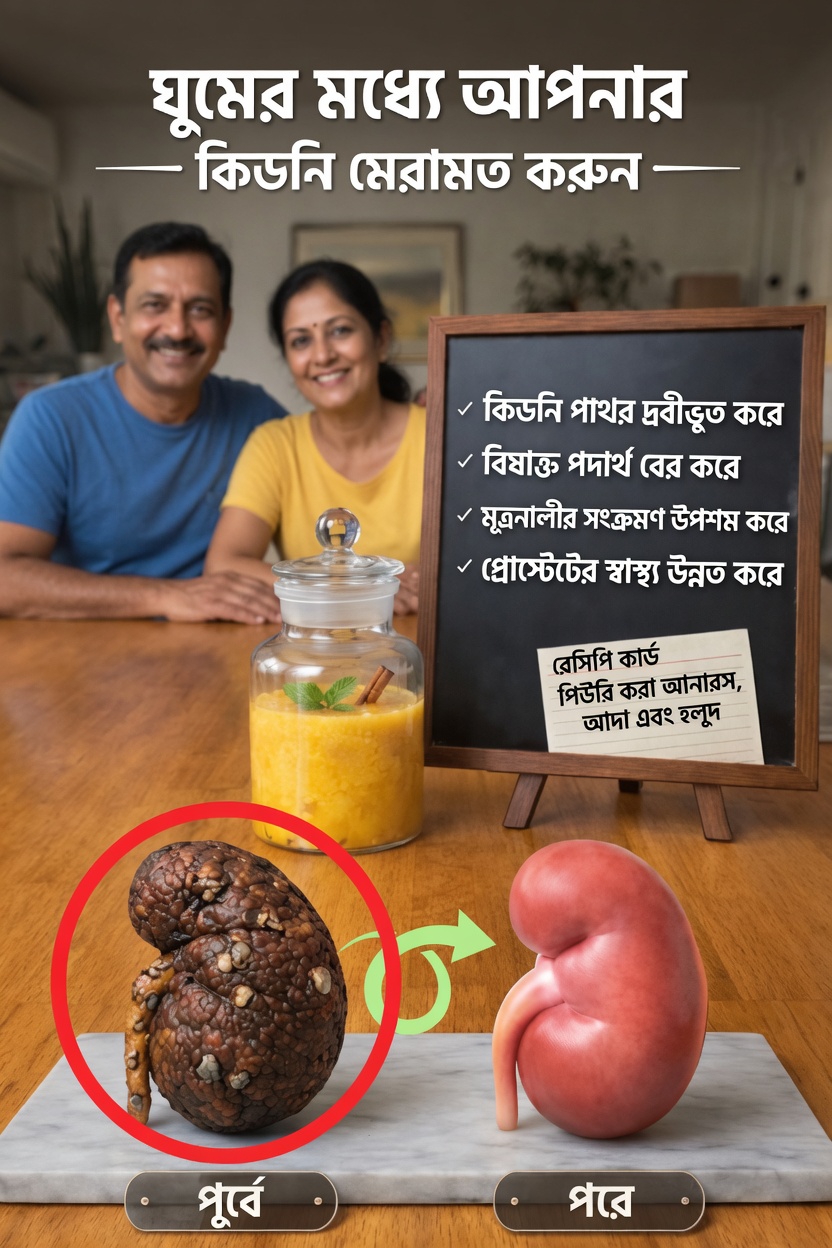 কিডনির সুস্থতা সমর্থনে আনারস, আদা ও মৌরি ব্যবহার করে একটি সহজ রাতের পানীয়ের রেসিপি আবিষ্কার করুন