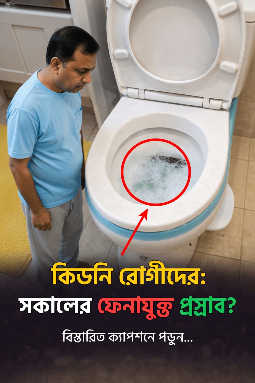 সকালের ফেনাযুক্ত প্রস্রাব কি স্বাভাবিক ঘটনা, নাকি কিডনির স্বাস্থ্যের ক্ষেত্রে নজর দেওয়ার মতো কিছু?