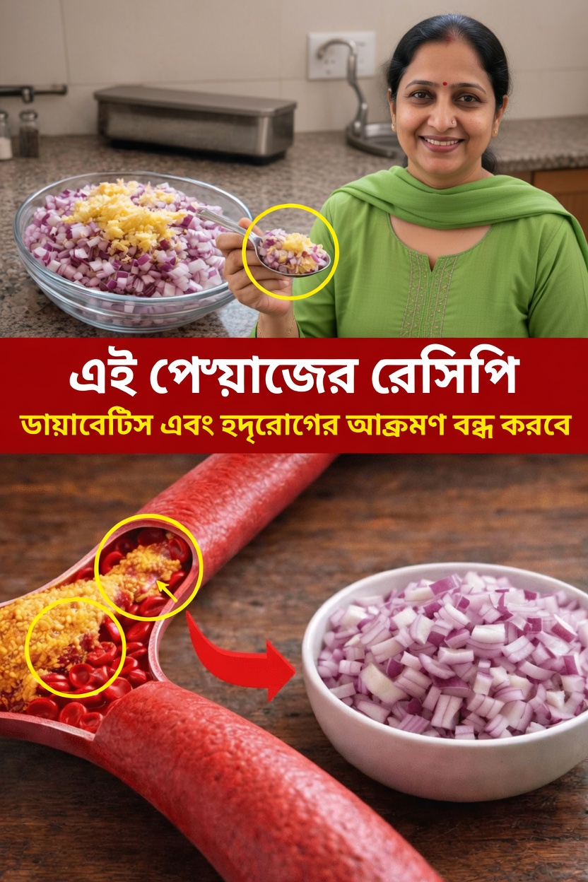 স্বাস্থ্যকর রক্তে শর্করা ও হৃদ্স্বাস্থ্যের সহায়তায় লাল পেঁয়াজ ও আদার শক্তিশালী সম্ভাবনা