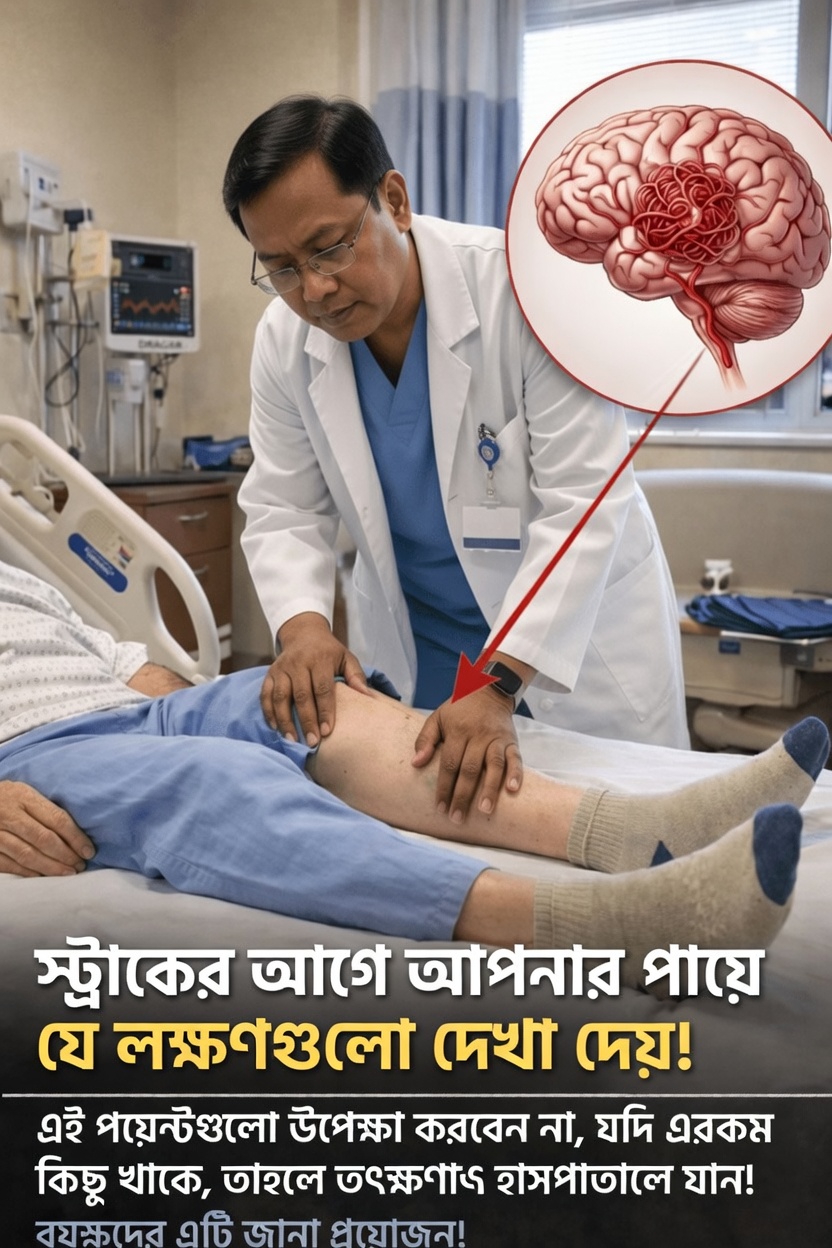 পায়ে দুর্বলতা বা অবশভাব: এটি কি স্ট্রোকের প্রাথমিক সতর্কসংকেত হতে পারে? যা জানা দরকার