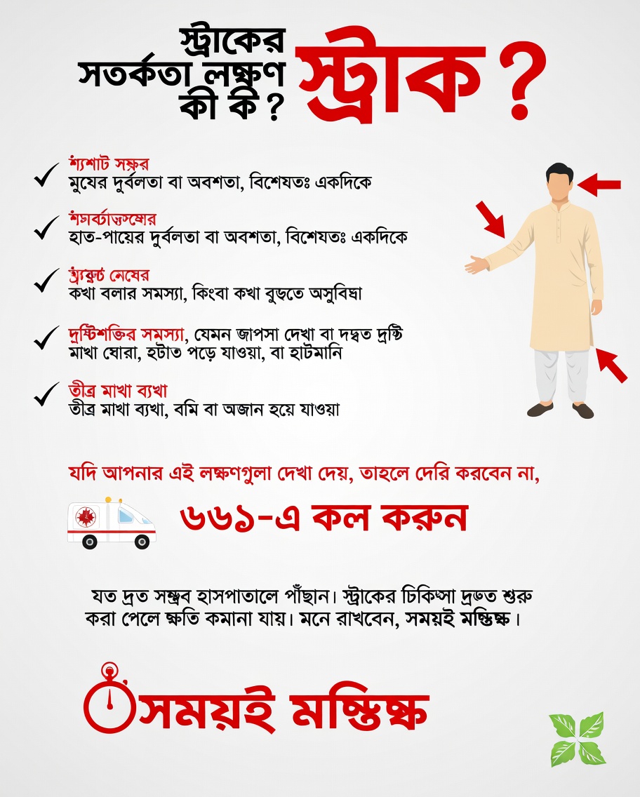 পায়ে দুর্বলতা বা অবশভাব: এটি কি স্ট্রোকের প্রাথমিক সতর্কসংকেত হতে পারে? যা জানা দরকার