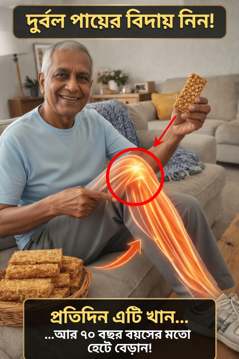 বয়স বাড়ার সঙ্গে সঙ্গে স্বাভাবিকভাবে পায়ের পেশির শক্তি বাড়াতে সহায়ক ৭টি খাবার