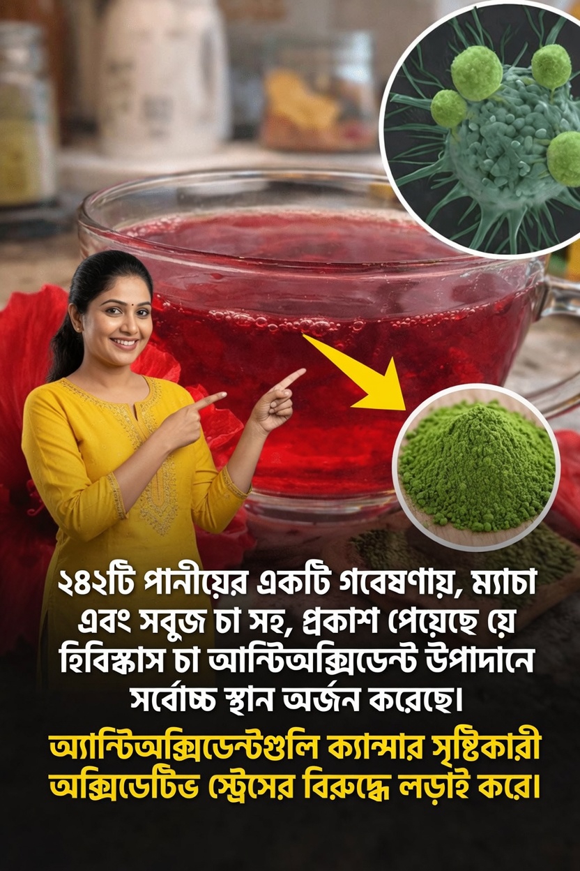 একটি বিস্ময়কর আবিষ্কার: ২৮২টি পানীয়ের অ্যান্টিঅক্সিডেন্ট উপাদান নিয়ে এক গবেষণায় কেন হিবিস্কাস চা তালিকার শীর্ষে রয়েছে