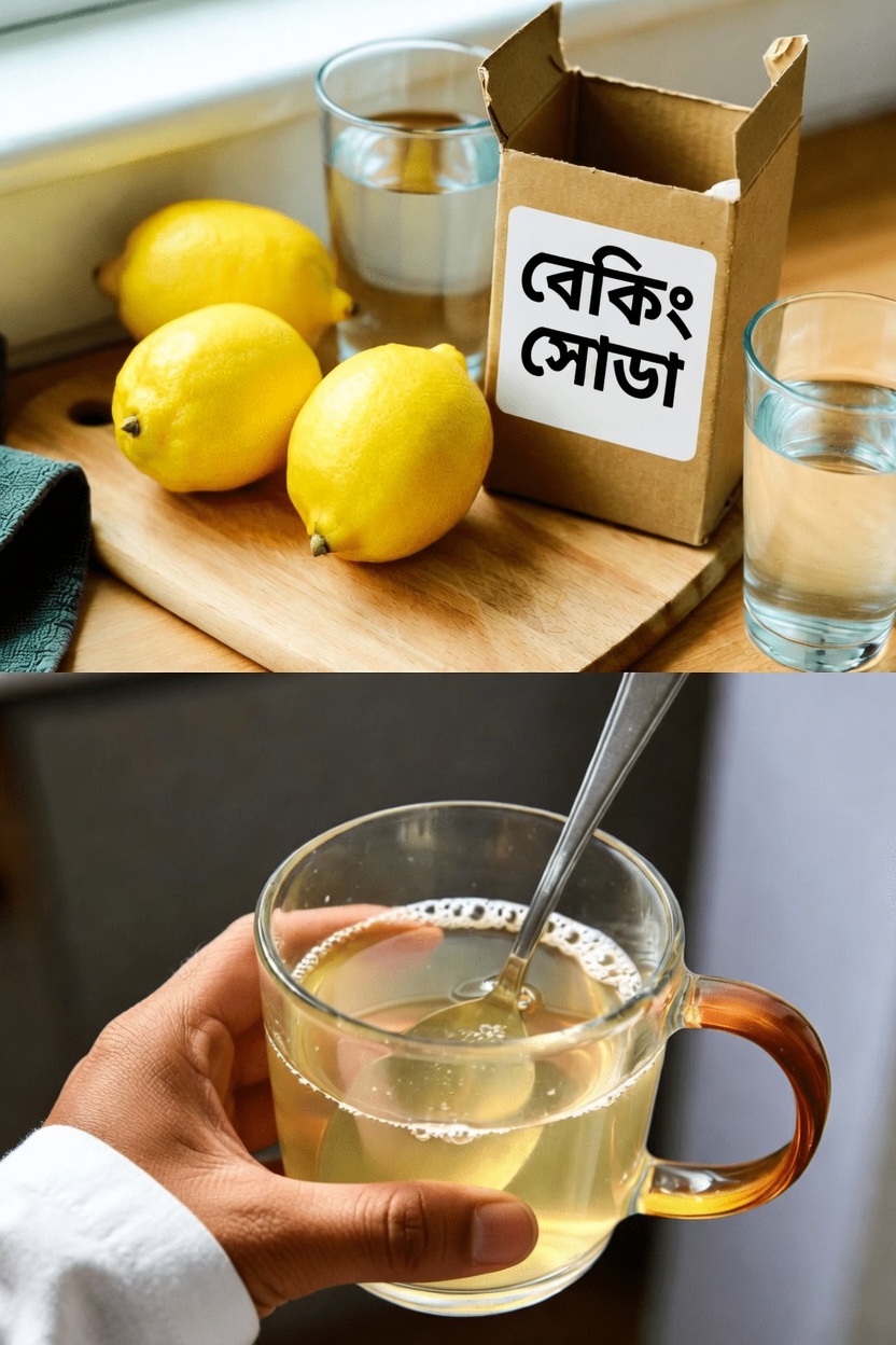 বেকিং সোডা এবং লেবুর পানি আসলে কী?
