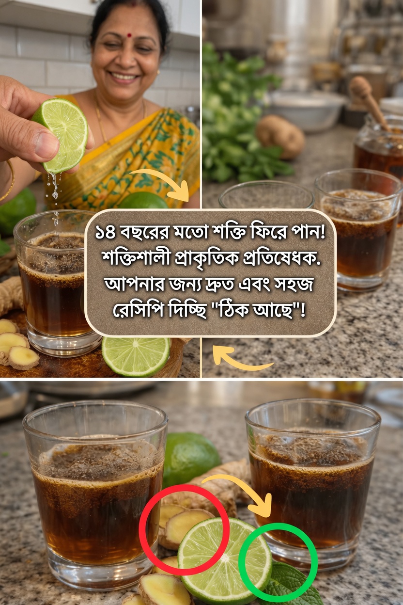 একটি সহজ সন্ধ্যাকালীন অভ্যাস: দৈনন্দিন সুস্থতার জন্য প্রাকৃতিক আদা, লেবু ও মধুর পানীয়ের অনুসন্ধান