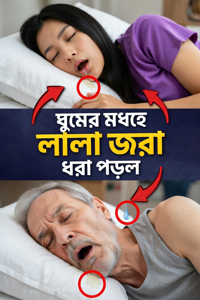 আপনি যদি ঘুমানোর সময় লালা ঝরান, তাহলে এটি আপনার মস্তিষ্ক ও ঘুমের মান সম্পর্কে আসলে কী বোঝায়