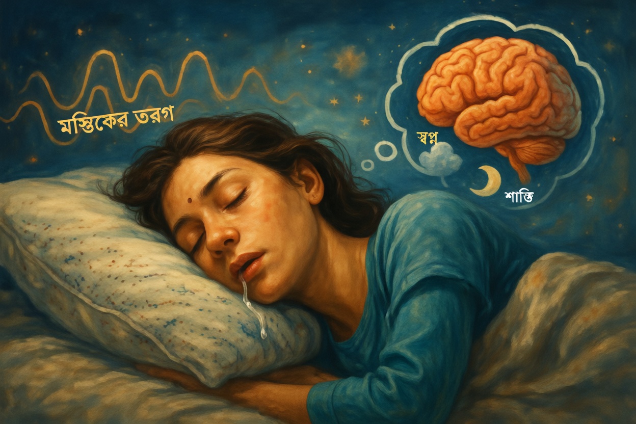 আপনি যদি ঘুমানোর সময় লালা ঝরান, তাহলে এটি আপনার মস্তিষ্ক ও ঘুমের মান সম্পর্কে আসলে কী বোঝায়