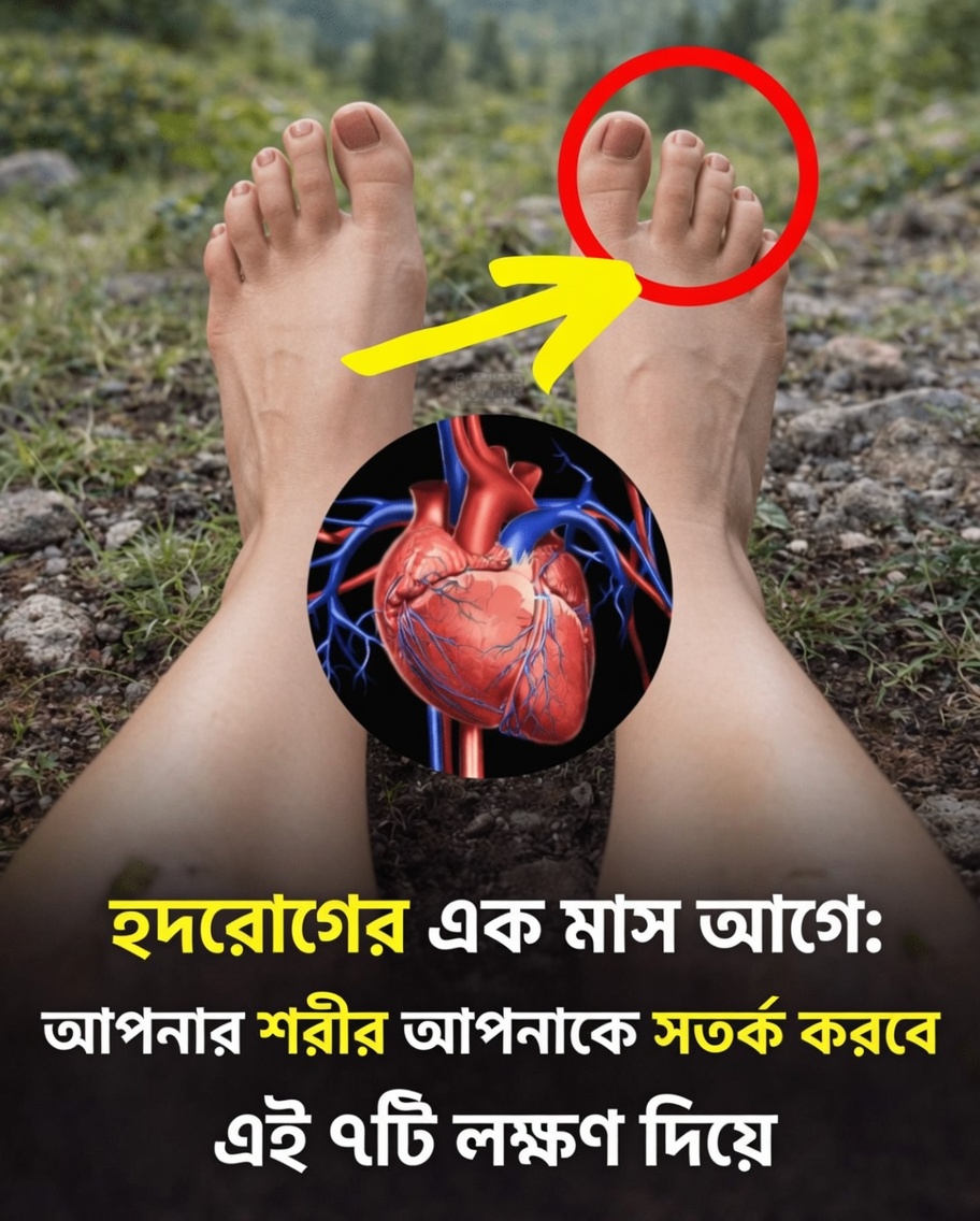 হার্ট অ্যাটাকের কয়েক সপ্তাহ আগে আপনার শরীর যে ৭টি গুরুত্বপূর্ণ সতর্ক সংকেত পাঠাতে পারে