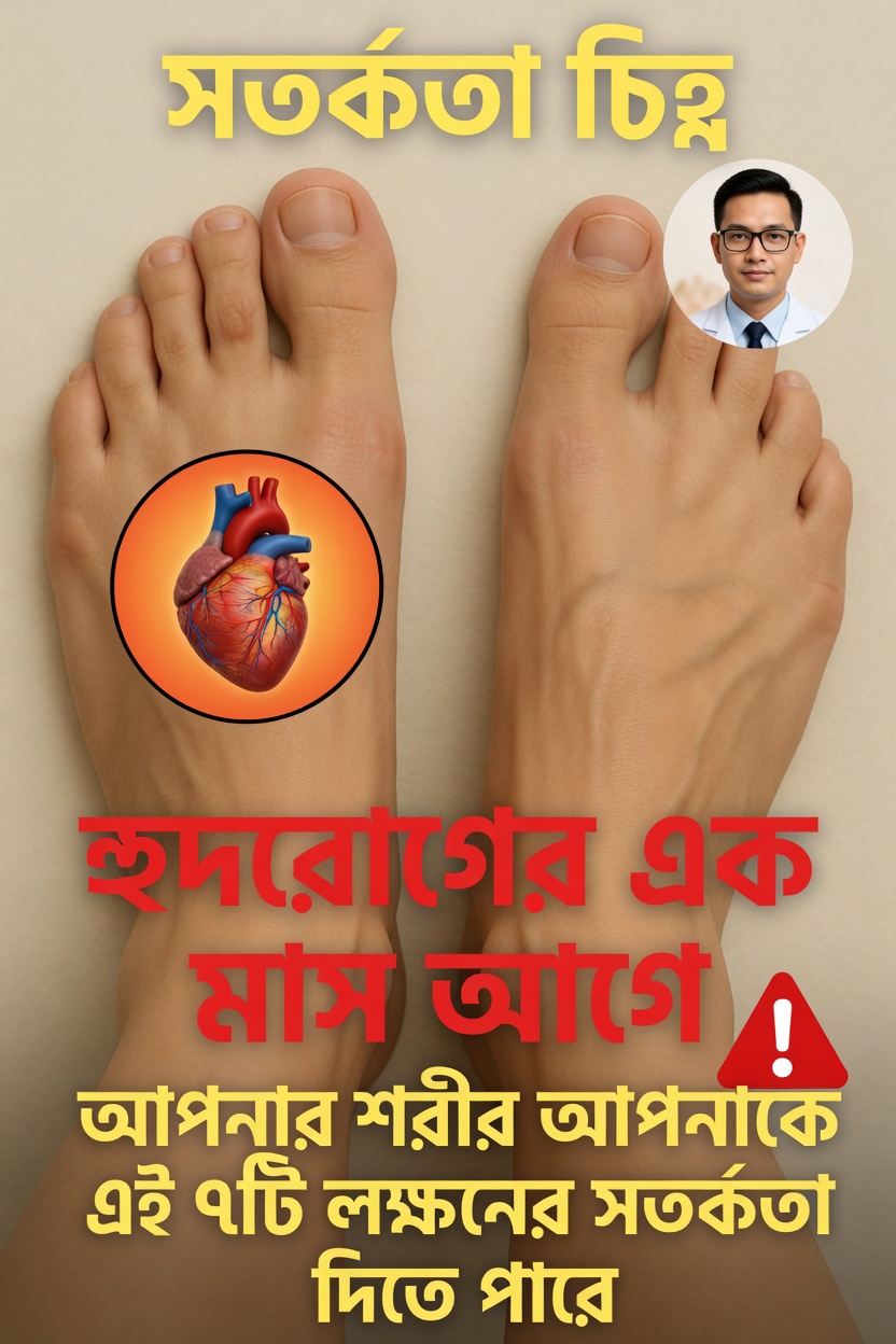 হার্ট অ্যাটাকের কয়েক সপ্তাহ আগে আপনার শরীর যে ৭টি গুরুত্বপূর্ণ সতর্ক সংকেত পাঠাতে পারে