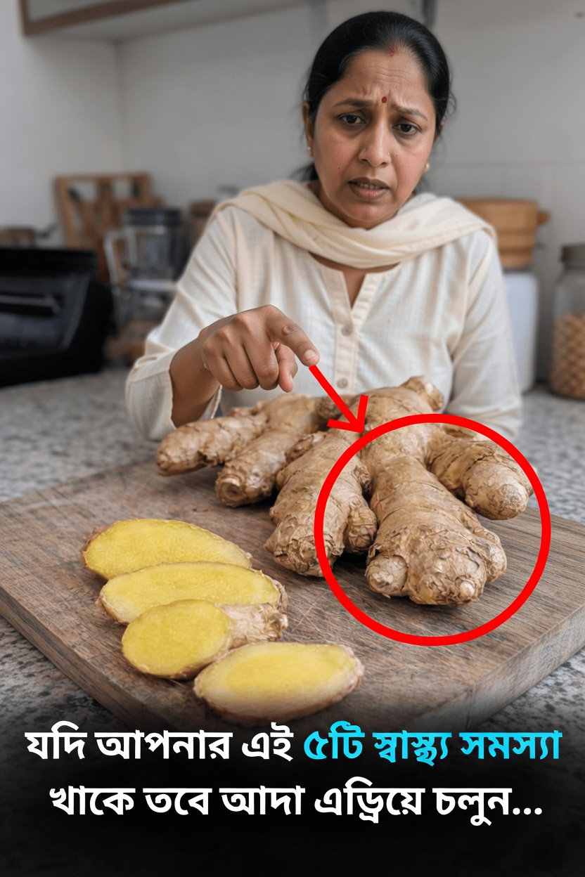 ৫টি স্বাস্থ্যগত অবস্থা, যেগুলো থাকলে নিয়মিত আদা খাওয়ার আগে দুবার ভাবতে হতে পারে